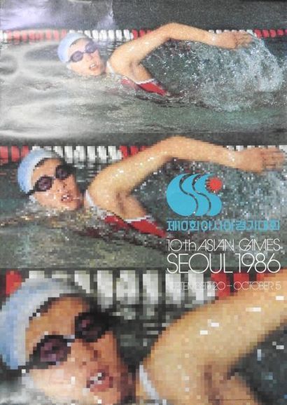 null DIVERS JEUX (5 affiches)
Cinq affiches : 8è Jeux du Pacifique Sud,
Nouméa, 1987,...