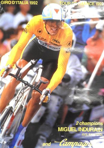MIGUEL INDURAIN (Banesto) TOUR DE France 1992
Vainqueur du Giro et du Tour 1992 avec...