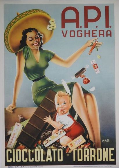 LULLO Di 
A.P.I «Voghera Cioccolato Torrone»
Graf S.A.I.L.E.A, Milano (Offset)
100...