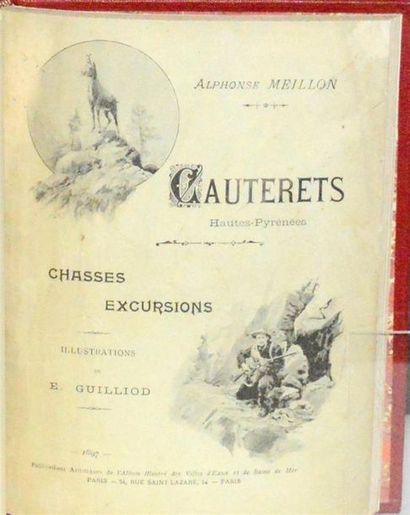 null MEILLON (Alphonse Auguste) Cauterets Hautes Pyrénées - Chasses, Excursions....