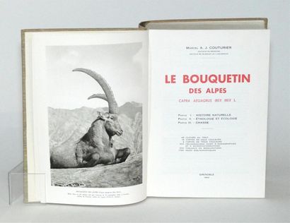 null COUTURIER (Marcel A. J. et Andrée) Le Bouquetin des Alpes. Partie I/ Histoire...