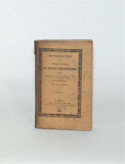 null THORY (Claude Antoine) Monographie, ou Histoire Naturelle du Genre Groseillier,...
