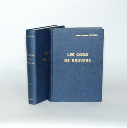 null COUTURIER (Marcel A. J. et Andrée) Les Coqs de Bruyère. Tetrao urogallus urogallus...