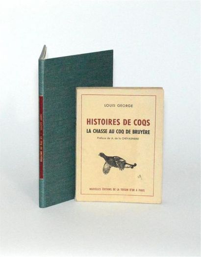 null SADOUL (Louis) Le Coq de Bruyère. (Vosges, Jura, Pyrénées). Éditions de la Revue...