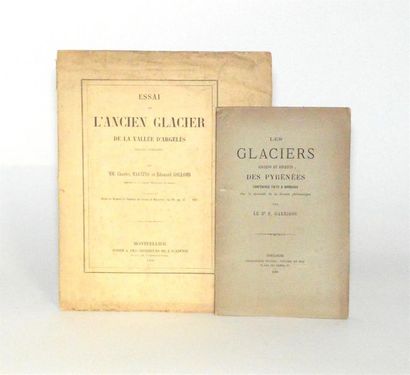 null [GLACIERS] - MARTINS (Charles) - COLLOMB (Édouard) Essai sur l'ancien Glacier...