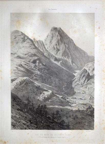 null CICERI (Eugène) - [& GORSE (Pierre)] Les Pyrénées d'après nature par Eugène...