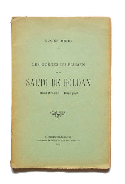 null Exceptionnel ensemble de publications de Lucien Briet avec envoi à Henri Brulle...