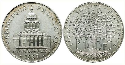 null Vème République. 100 Francs Panthéon. 1989. 
Gad.898. SUP