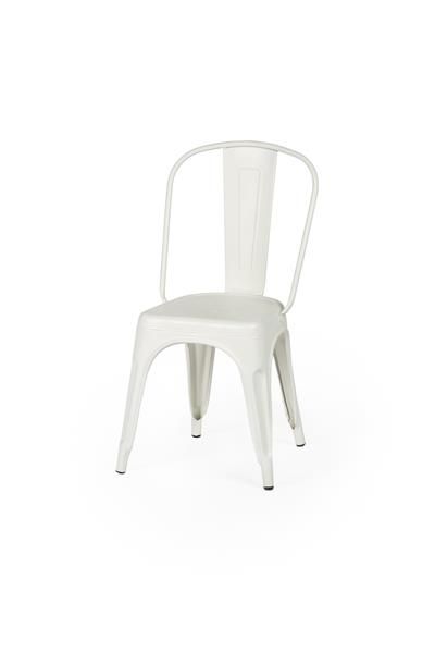 null 3 chaises Chicago blanche