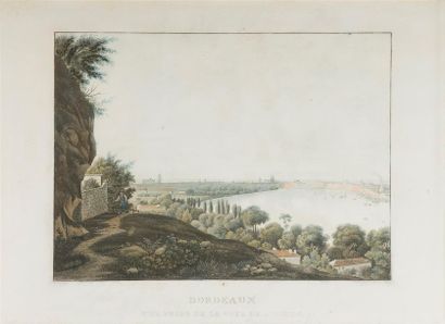 null Deux lithographies couleur XIXème
D'après ROGER par SALATHÉ
« Bordeaux, vue...