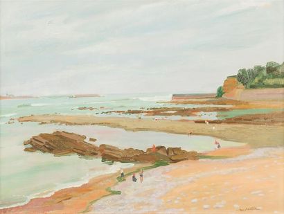 null Jean AUFORT (1898-1988)
« Bassin d'Arcachon »
Huile sur panneau, signée en bas...