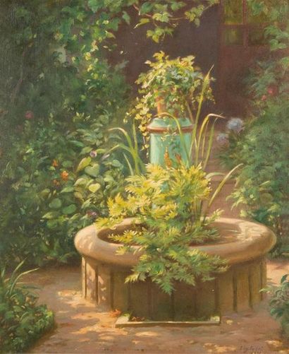 Eugène FOREL (1858-1938)
« Dans mon jardin,...