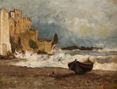 Paul SEBILLEAU (1847-1907)
« Collioure ».1883
Huile...