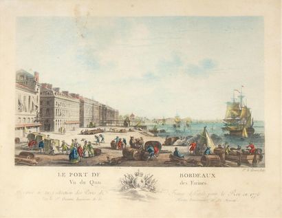 null D'après Nicolas OZANNE (1728-1811)
« Le port de Bordeaux vu du Quai des Farines...