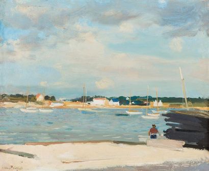 null Willem VAN HASSELT (1882-1963)
« Vue du Bassin d'Arcachon »
Huile sur carton...
