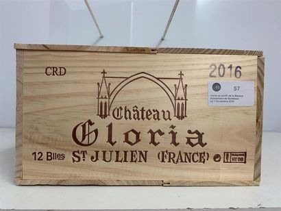 null 2016- Ch. Gloria 
Saint-Julien 12 B/lles