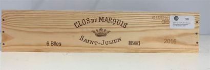 null 2016- Clos du Marquis 
Saint-Julien 6 B/lle
