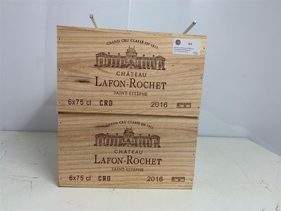 null 2016 - Ch. Lafon-Rochet
 Gd Cru Classé St-Estéphe 12 B/lles