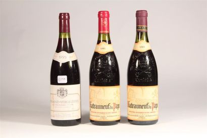 null 745
1995 - Domaine Pavelot
Pernand Vergelesses - 1 blle
1989 - Domaine Versino
Châteauneuf-du-Pape...