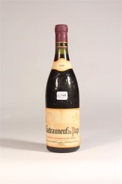 null 740
1989 - Domaine Versino
Châteauneuf-du-Pape - 1 blle