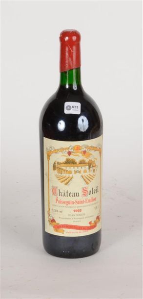 null 673
1993 - Château Soleil
Saint-Emilion - 1 magnum 
