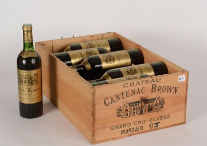 null 10
1975 - Château Cantenac Brown
Margaux - 12 blles - Bon niveau dont 2 jus...