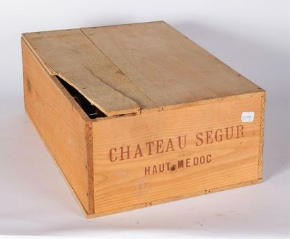 null 203
1970 - Château Ségur
Haut-Médoc - 12 blles - Bon niveau
