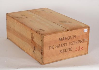 null 121
1970 - Marquis de Saint-Estèphe
Saint-Estèphe - 12 blles dont 12 justes