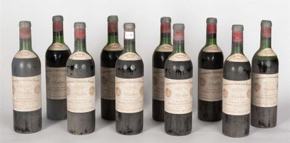null 395
1964 - Château Cheval Blanc
Saint-Emilion - 10 blles 
Bon niveau dont 2...