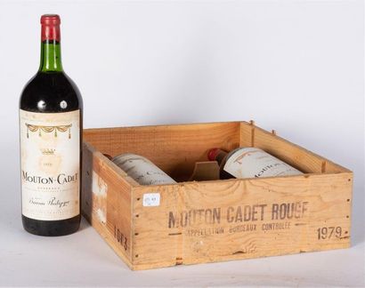 null 65
1979 - Château Mouton Cadet 
Bordeaux - 3 Magnums dont 3 justes