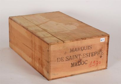 null 125
1970 - Marquis de Saint-Estèphe
Saint-Estèphe - 12 blles dont 12 justes