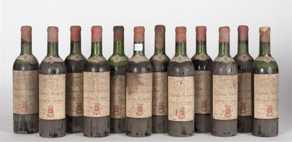 null 341
1961 - Château Fombadet
Pauillac - 12 blles dont 6 justes + 6 basses