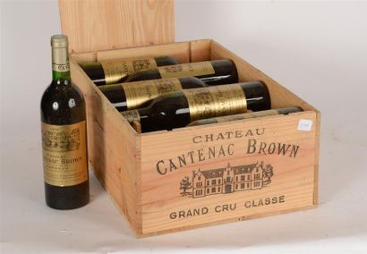 null 189
1976 - Château Cantenac Brown
Margaux - 12 blles - Bon niveau