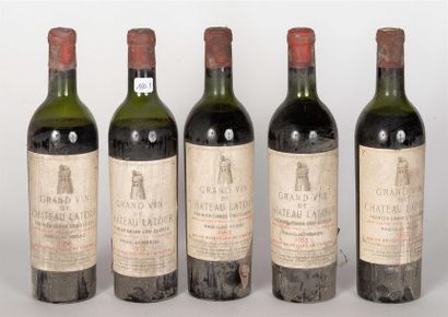 null 160.1
1953 - Château Latour
Pauillac - 5 blles dont 3 justes + 2 basses