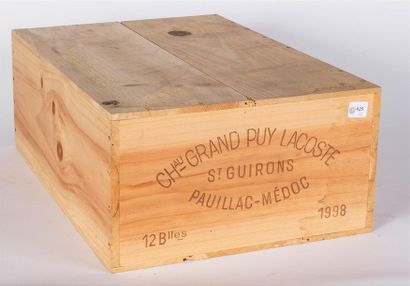 null 425
1998 - Château Grand Puy-Lacoste
Pauillac - 12 blles - Bon niveau