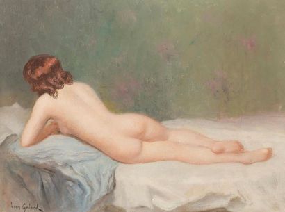 null Léon GALAND (1872-1960)
Loisir
Huile sur toile, signée en bas à gauche
46,5...