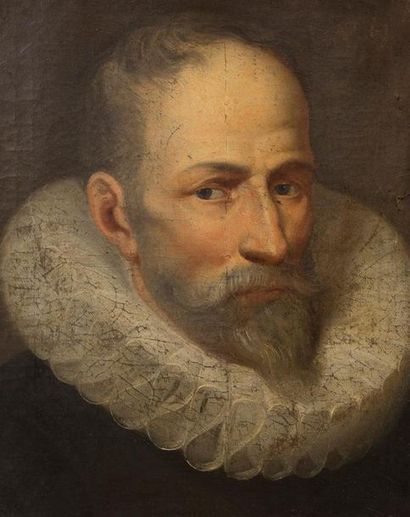 Suiveur de Rubens Portrait d'homme à la collerette...
