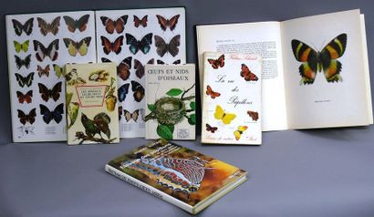 null SIX OUVRAGES D'HISTOIRE NATURELLE
dont Atlas des papillons du monde, H. Lewis...