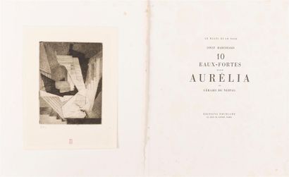 null Louis MARCOUSSIS (1878-1941) 
10 eaux fortes pour Aurelia de Gérard de Nerval
Collection...