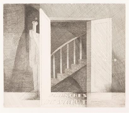 null Louis MARCOUSSIS (1878-1941) 
"Planches de Salut" 
10 etchings with etching...