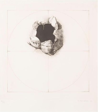 null Titus CARMEL (1942) 
"Composition" 
Etching Dated 1972 Ed 82/99 
Size: 76 x...