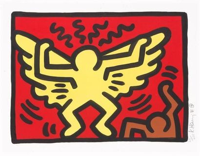 null Keith HARING (1958-1990)
Pop Shop IV, 198947
Colour silkscreen. Ed. 22/200
Signed,...