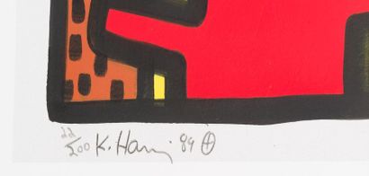null Keith HARING (1958-1990)
Pop Shop IV, 198947
Sérigraphie en couleurs. Ed. 22/200
Signées,...