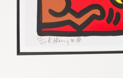 null Keith HARING (1958-1990)
Pop Shop IV, 198947
Sérigraphie en couleurs. Ed. 22/200
Signées,...