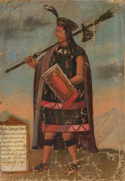 null SOUTH
AMERICAN SCHOOL OF THE 19th CENTURY
Portraits of Inca
emperors Suite of...