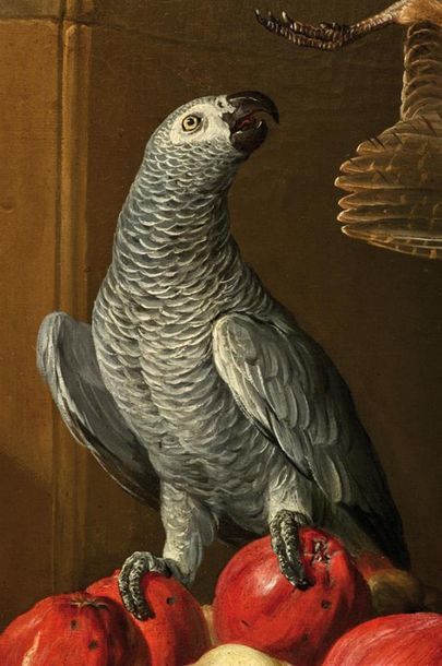  ALEXANDRE-FRANÇOIS DESPORTES (1661-1743)
Nature morte au trophée de gibier, fruits...