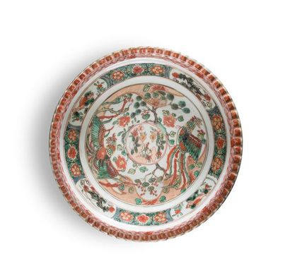 null GREEN PORCELAIN PLATE FAMILY
China, Kangxi period (1662-1722)
With central decoration...