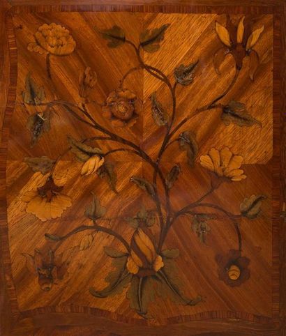 null COMMODITY IN MARQUETRY OF FLOWERS
with an eventful shape on the front and on...