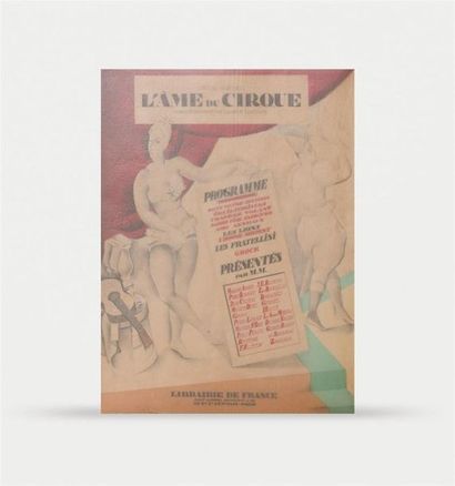 null HERVIEU (Louise)
L'âme du Cirque. Paris, Librairie de France, 1924.
In folio...