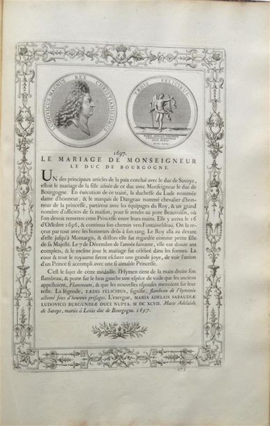 null Aux armes royales
NUMISMATIQUE - MÉDAILLES - LOUIS XIV - ACADÉMIE DES INSCRIPTIONS
Médailles...